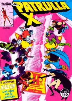 Portada Patrulla-X Vol I # 059