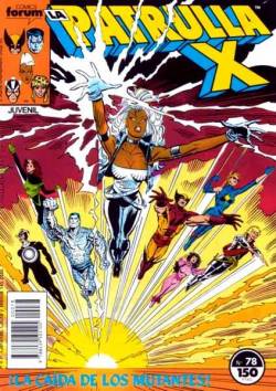 Portada Patrulla-X Vol I # 078