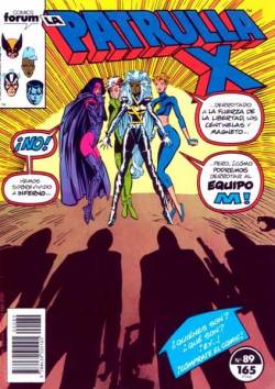 Portada Patrulla-X Vol I # 089