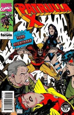 Portada Patrulla-X Vol I # 103