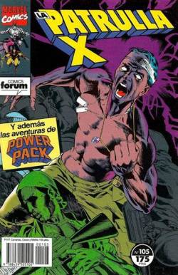 Portada Patrulla-X Vol I # 105