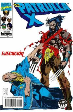 Portada Patrulla-X Vol I # 115