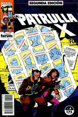 Portada Patrulla-X Vol I 2ª Edicion # 04