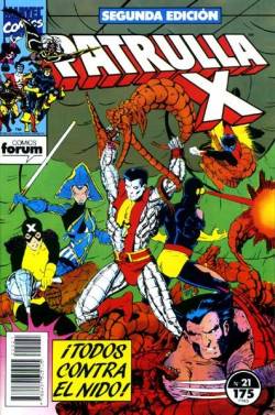 Portada Patrulla-X Vol I 2ª Edicion # 21