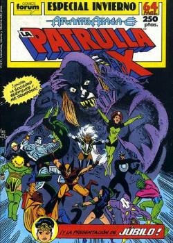 Portada Patrulla-X Vol I Esp # 10 Invierno 1989 Atlantis Ataca