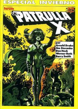 Portada Patrulla-X Vol I Esp # 12 Invierno 1990 Ciudad De Mutantes (Steranko)