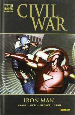 Portada Marvel Deluxe: Iron Man Civil War
