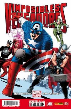 Portada Imposibles Vengadores Nº04 (Marvel Now)