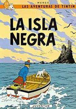 Portada Tintin Nº07: La Isla Negra