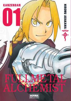 Portada Fullmetal Alchemist Nº01 (Edicion Kanzenban)