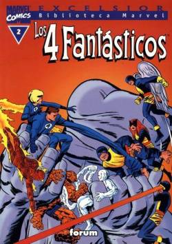 Portada Biblioteca Marvel Los 4 Fantasticos Vol I # 02