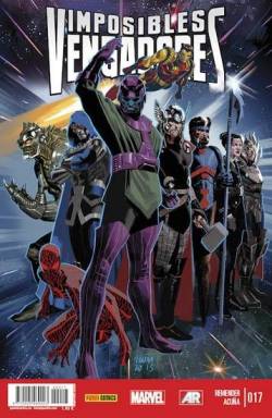 Portada Imposibles Vengadores Nº17 (Marvel Now)