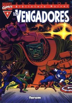 Portada Biblioteca Marvel Vengadores # 04