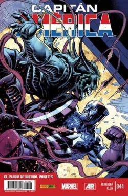 Portada Capitan America: Vol-8 Nº44 El Clavo En El Hierro Parte 5 (Marvel Now)