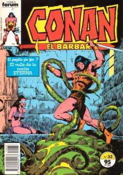 Portada Conan El Barbaro Vol I # 033