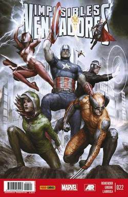 Portada Imposibles Vengadores Nº22 (Marvel Now)
