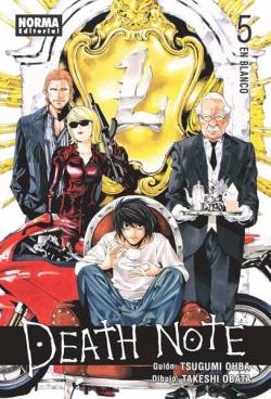 Portada Death Note Nº05: En Blanco