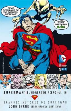 Portada Superman El Hombre De Acero Volumen 10 (Grandes Autores De Superman John Byrne)