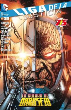 Portada Liga De La Justicia Nº041: La Guerra De Darkseid (Dc Nuevo Universo)