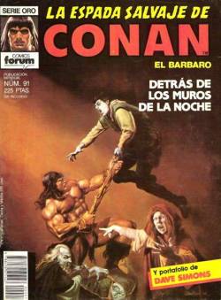 Portada Espada Salvaje De Conan Volumen I # 091