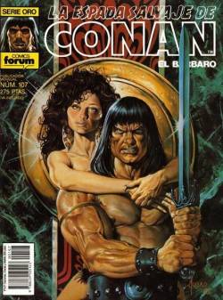 Portada Espada Salvaje De Conan Volumen I # 107