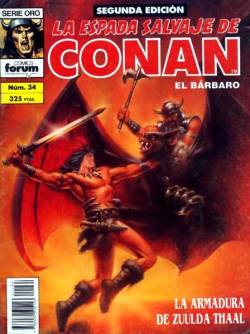 Portada Espada Salvaje De Conan Volumen I 2ª Ed # 034