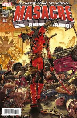 Portada Masacre (Deadpool) Nº04 (Nueva Etapa Despues De Secret Wars)
