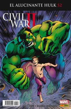 Portada Alucinante Hulk Nº52 (Numero 7 Nueva Etapa Despues De Secret Wars)
