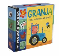 Portada Granja: Puzle Y Libro De Adhesivos