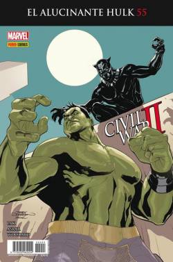 Portada Alucinante Hulk Nº55 (Civil War Ii)