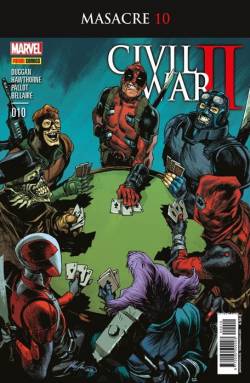 Portada Masacre (Deadpool) Nº10 (Civil War Ii)