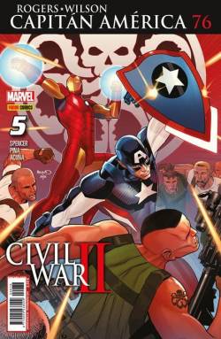 Portada Rogers Y Wilson: Capitan America Nº05 / 76 (Volumen 8)