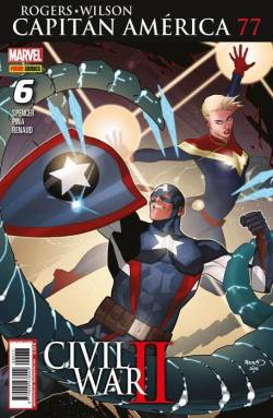 Portada Rogers Y Wilson: Capitan America Nº06 / 77 (Volumen 8)