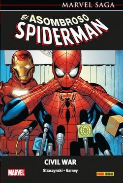 Portada Marvel Saga Vol.027: Asombroso Spiderman 11 Civil War