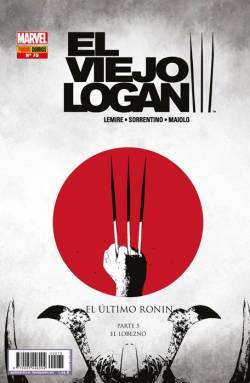 Portada Lobezno: El Viejo Logan Nº75 (Numero 12 Nueva Etapa Tras Secret Wars)