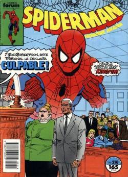 Portada Spiderman Vol I # 218