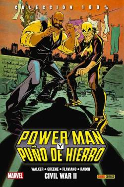 Portada Powerman Y Puño De Hierro Nº2: Civil War Ii (Coleccion 100% Marvel Hc)