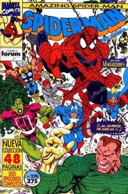 Portada Spiderman Vol I # 276