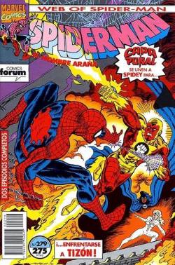 Portada Spiderman Vol I # 279
