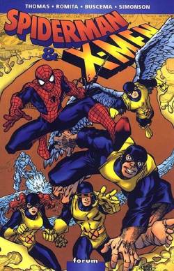 Portada Spiderman X-Men