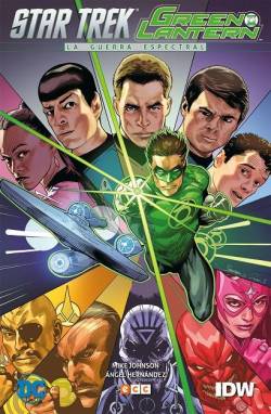 Portada Star Trek / Green Lantern: La Guerra Espectral