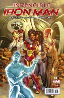 Portada Invencible Iron Man Nº11 / 86 (Volumen 2 Despues De Civil War Ii)