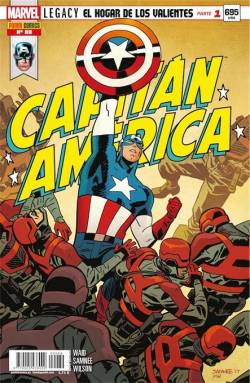 Portada Capitan America Nº89 / Nº695 Usa (Marvel Legacy)