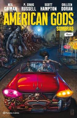 Portada American Gods: Sombras Nº04 (4 De 9)