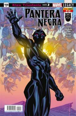 Portada Pantera Negra Nº22 / Nº168 Usa (Marvel Legacy)