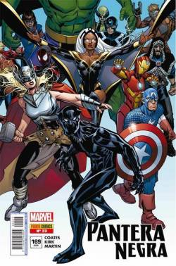 Portada Pantera Negra Nº23 / Nº169 Usa (Marvel Legacy)