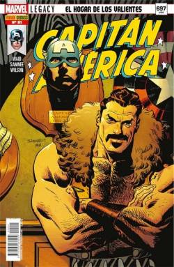 Portada Capitan America Nº91 / Nº697 Usa (Marvel Legacy)