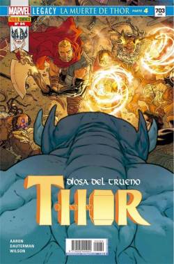 Portada Thor: Diosa Del Trueno Nº84 / Nº703 Usa (Marvel Legacy)