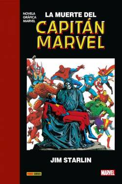 Portada Marvel Graphic Novels: La Muerte Del Capitan Marvel