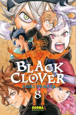 Portada Black Clover Nº08